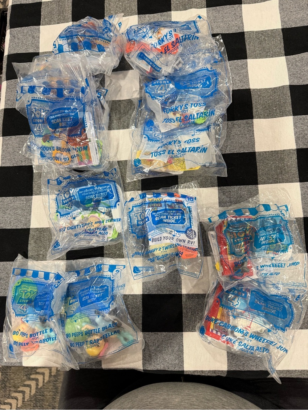 McDonald's Toy Story 4 Happy Meal Toys Lot